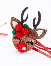 Kids Festive Reindeer Snap Clips - link has visual effect only