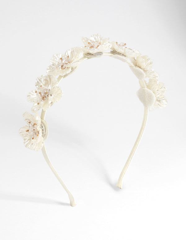 Flower & Pearl Headband