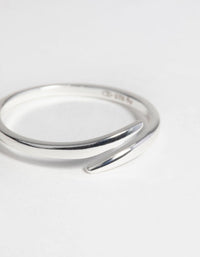 Sterling Silver Open Band Ring - link has visual effect only