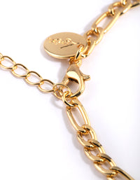 Gold Plated Snake Chain Bracelet Pack - link has visual effect only