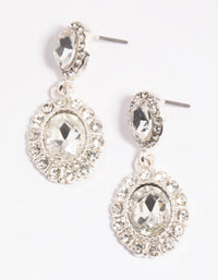 Silver Vintage Drop Earrings - link has visual effect only