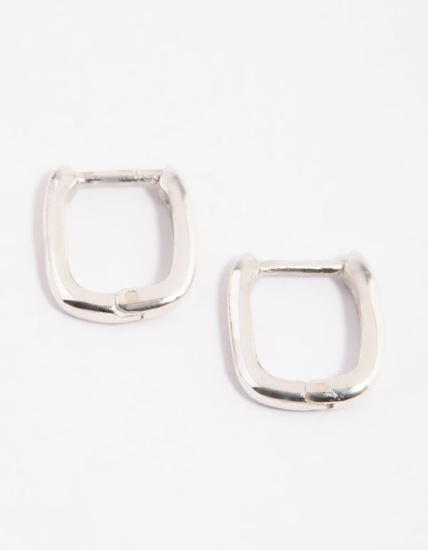 Sterling Silver Huggie Hoop Earrings