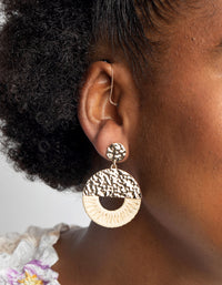 Cream Raffia Drop Earrings - link has visual effect only