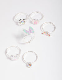 Kids Bunny Garden Ring 6-Pack - link has visual effect only