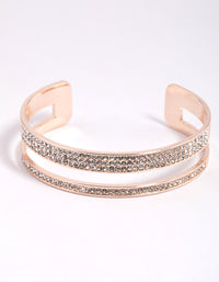 Rose Gold Diamante Bracelet - link has visual effect only