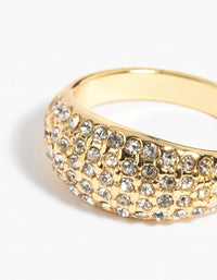 Gold Diamante Ring - link has visual effect only