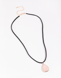 Rose Quartz Rope Necklace - link has visual effect only