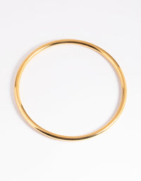 Waterproof Gold Plated Stainless Steel Bangle - link has visual effect only