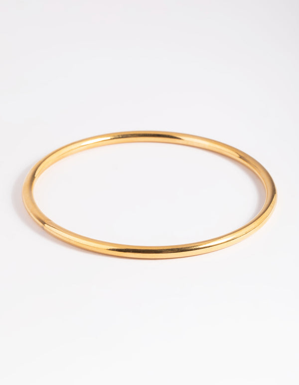 Waterproof Gold Plated Stainless Steel Bangle