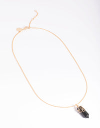 Black Onyx Shard Necklace - link has visual effect only