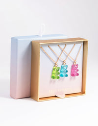 Acrylic Gummy Bear Necklace Pack - link has visual effect only