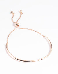 Rose Gold Simple Toggle Cuff Bracelet - link has visual effect only