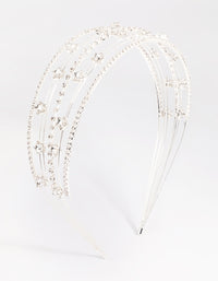 Silver Diamante Star Headband - link has visual effect only