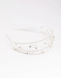 Silver Diamante Star Headband - link has visual effect only