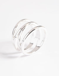 Silver Plated Three in One Ring - link has visual effect only