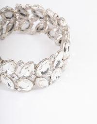 Silver Gem Stretch Bracelet - link has visual effect only