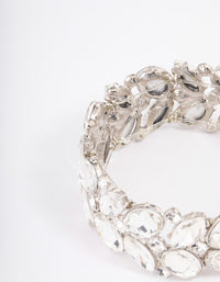 Silver Gem Stretch Bracelet - link has visual effect only