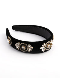 Embellished Velvet Headband - link has visual effect only