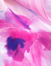 Fabric Pink Watercolour Print Scarf - link has visual effect only