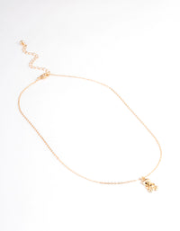 Gold Metal Candy Bear Necklace - link has visual effect only