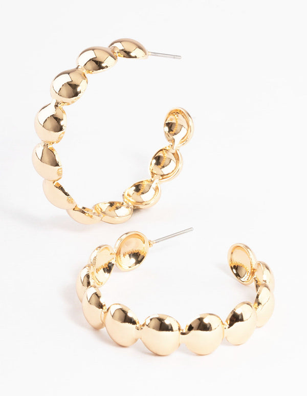 Gold Multi Circle Hoop Earrings