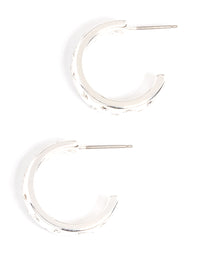 Silver Celestial Diamante Hoop Earrings - link has visual effect only