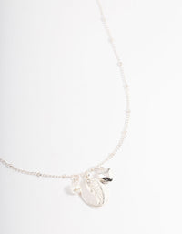 Silver Heart & Wing Necklace - link has visual effect only