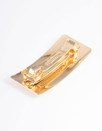 Gold Barrette Hair Clip - link has visual effect only