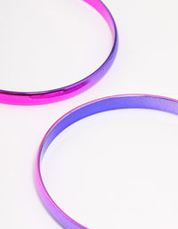 Pink Shiny Smooth 58mm Hoop Earrings - link has visual effect only