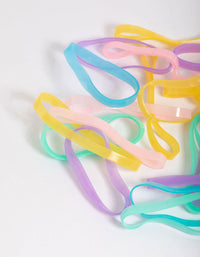 Pastel Mini Hair Elastics 60-Pack - link has visual effect only