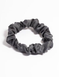 Gunmetal Fabric Narrow Scrunchie - link has visual effect only