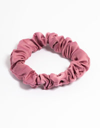 Blush Fabric Narrow Scrunchie - link has visual effect only