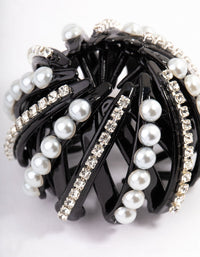 Coated Black Diamante & Pearl Pony Cover - link has visual effect only