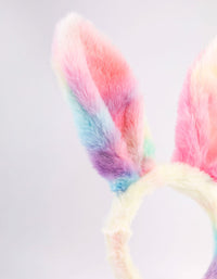 Kids Fabric Pastel Bunny Ear Headband - link has visual effect only