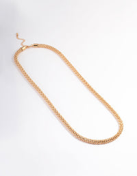 Gold Long Popcorn Chain Necklace - link has visual effect only