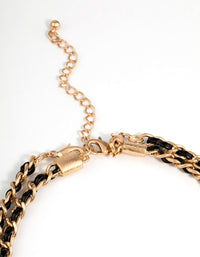 Gold Tassel Chain Wrap Necklace - link has visual effect only