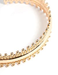 Gold Prong Cuff Bracelet - link has visual effect only