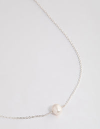 Silver Freshwater Pearl Necklace - link has visual effect only