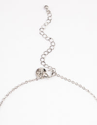 Antique Silver Pierced Heart Necklace - link has visual effect only