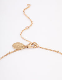 Gold Heart Locket Necklace - link has visual effect only