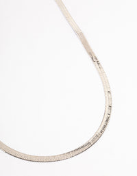 Silver Classic Snake Chain Necklace - link has visual effect only