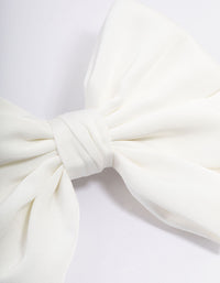 Fabric Pleated Bow Hair Clips - link has visual effect only