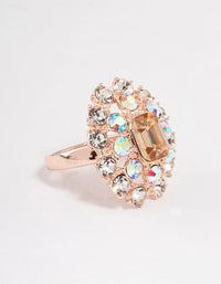 Rose Gold Luxe Crystal Ring - link has visual effect only