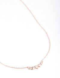 Gold Diamante Curve Bar Necklace - link has visual effect only