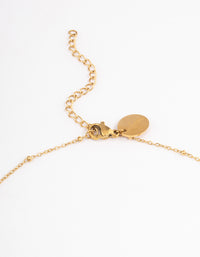 Waterproof Gold Plated Stainless Steel Pearl Y-Neck Drop Necklace - link has visual effect only