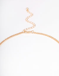 Gold Mixed Beaded Long Necklace - link has visual effect only