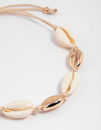 Gold Multi Shell Anklet - link has visual effect only