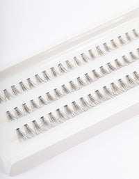 Black Individual False Eyelashes - link has visual effect only