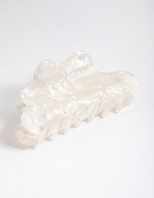 Acrylic Oversized Cloud Claw Clip