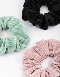 Fabric Plisse Scrunchie Pack - link has visual effect only